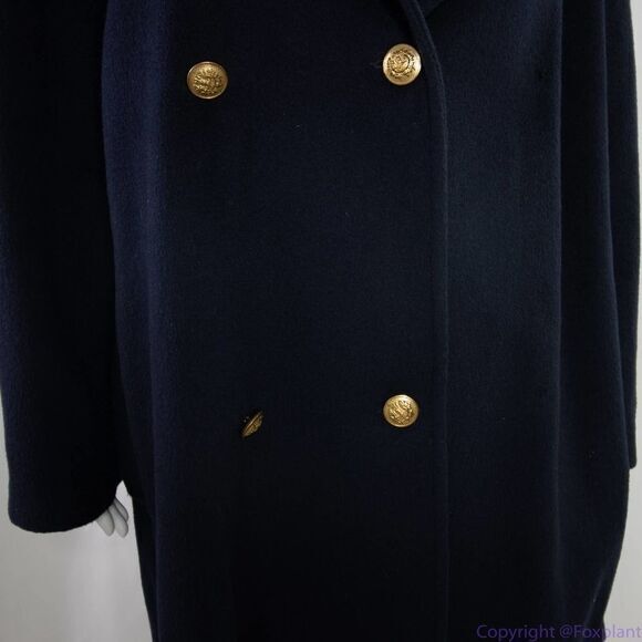 Vintage Talbots Pea Coat, USA made, wool,‎ navy blue, size 16 - Picture 8 of 16